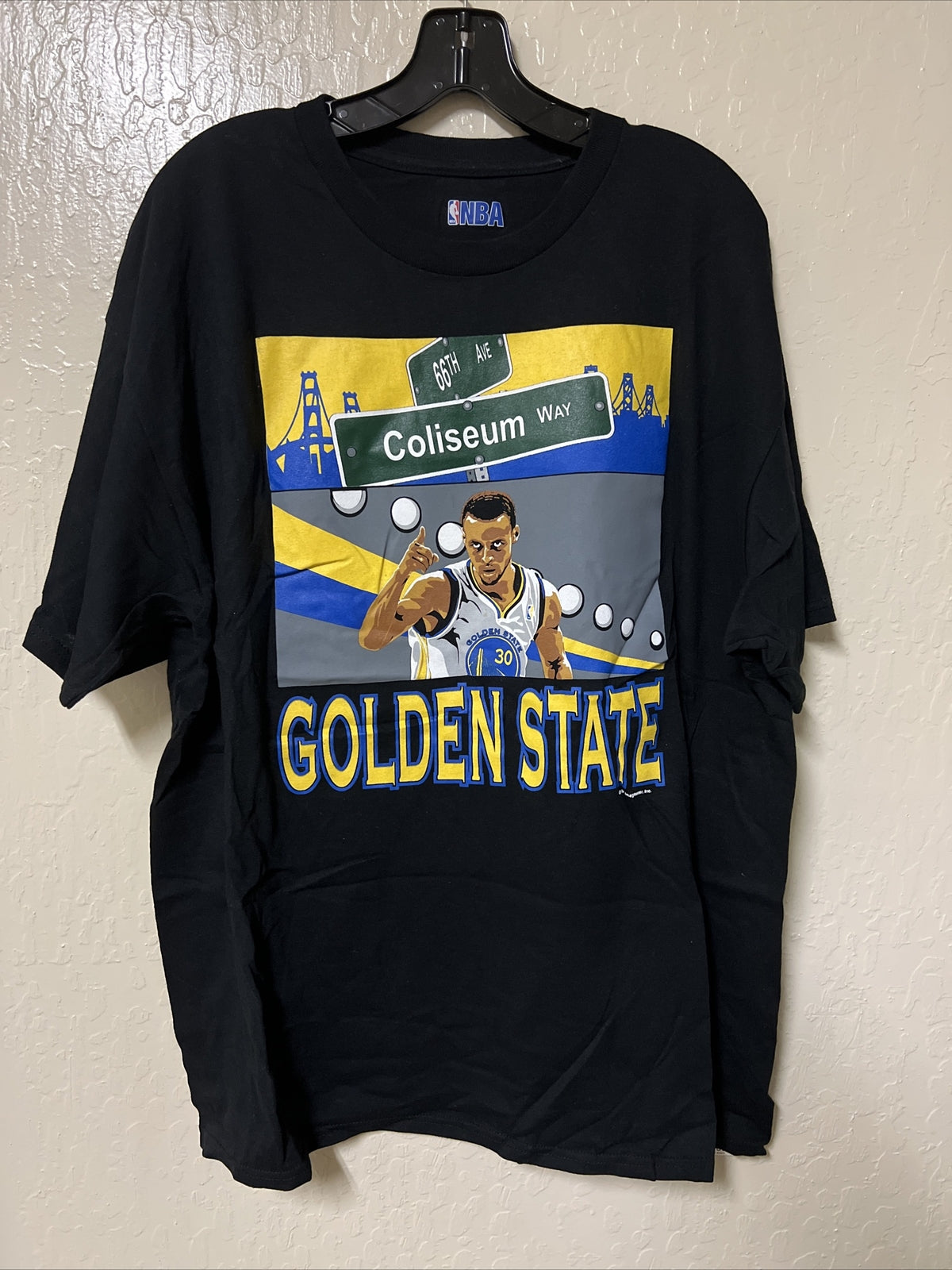 NBA Golden State Warriors Stephen Curry T Shirt 0