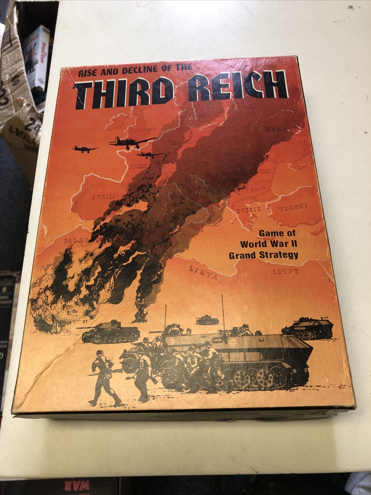 Avalon Hill 1974 Rise and Decline of the Third Reich 2nd Edition0