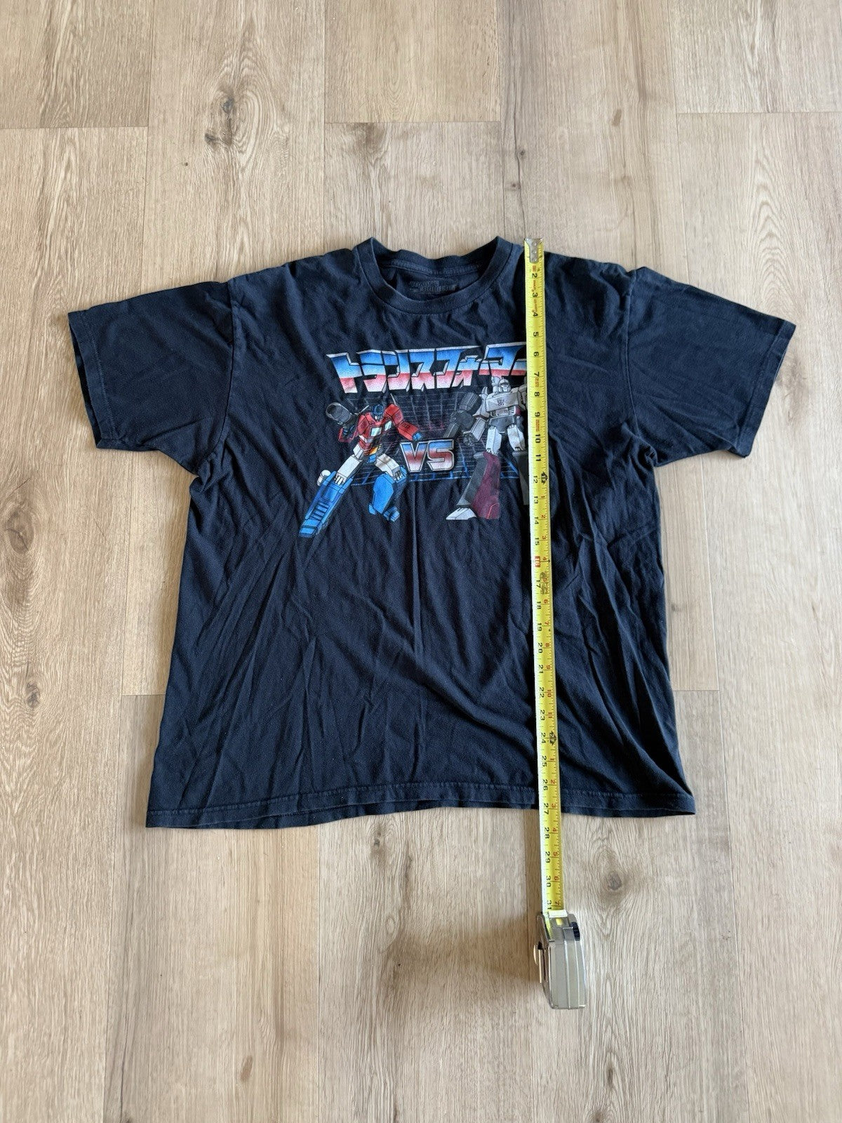 2009 Transformers Optimus vs Megatron Japanese letters shirt XL3