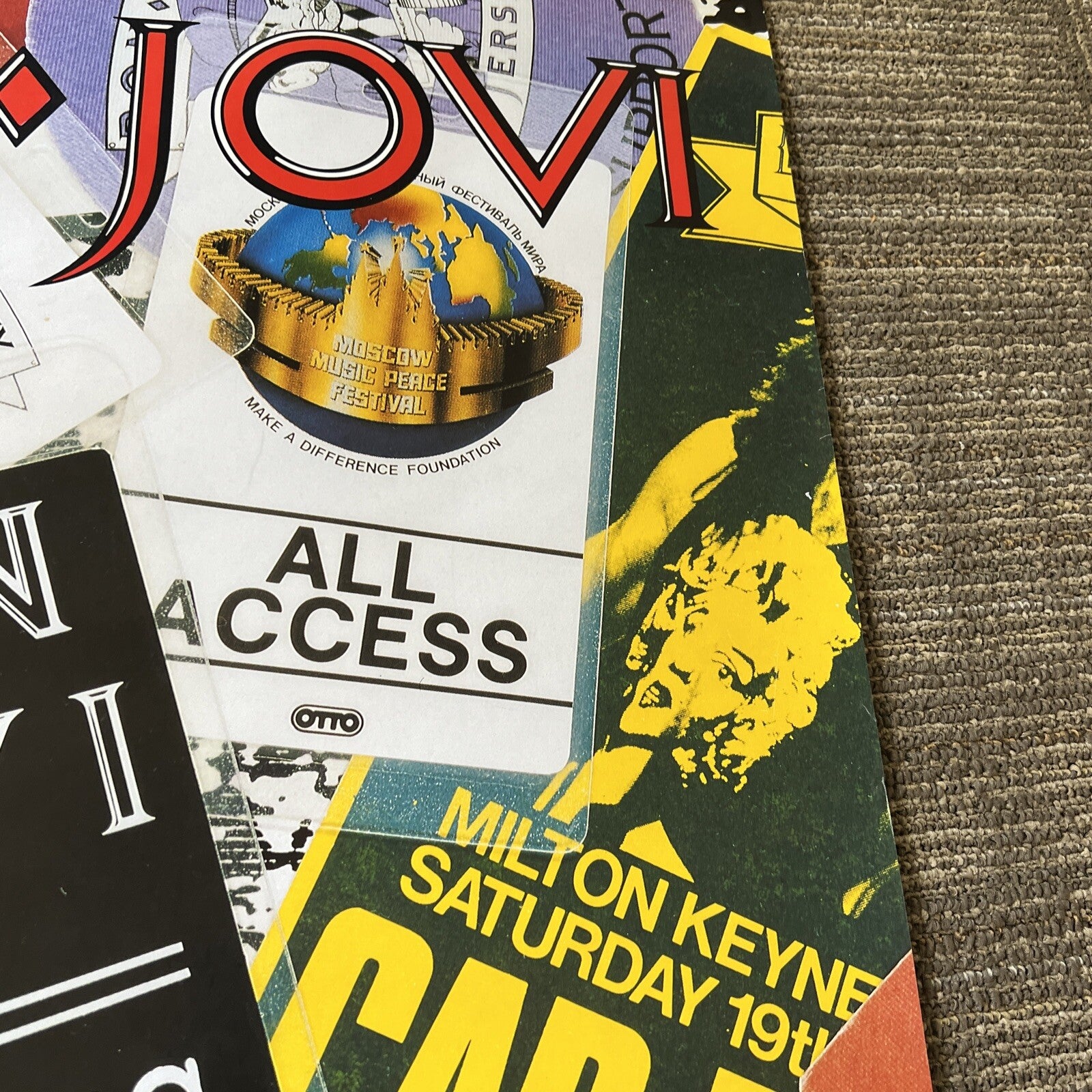 Bon Jovi Access All Areas Rock & Roll Odyssey Promo Original Poster6
