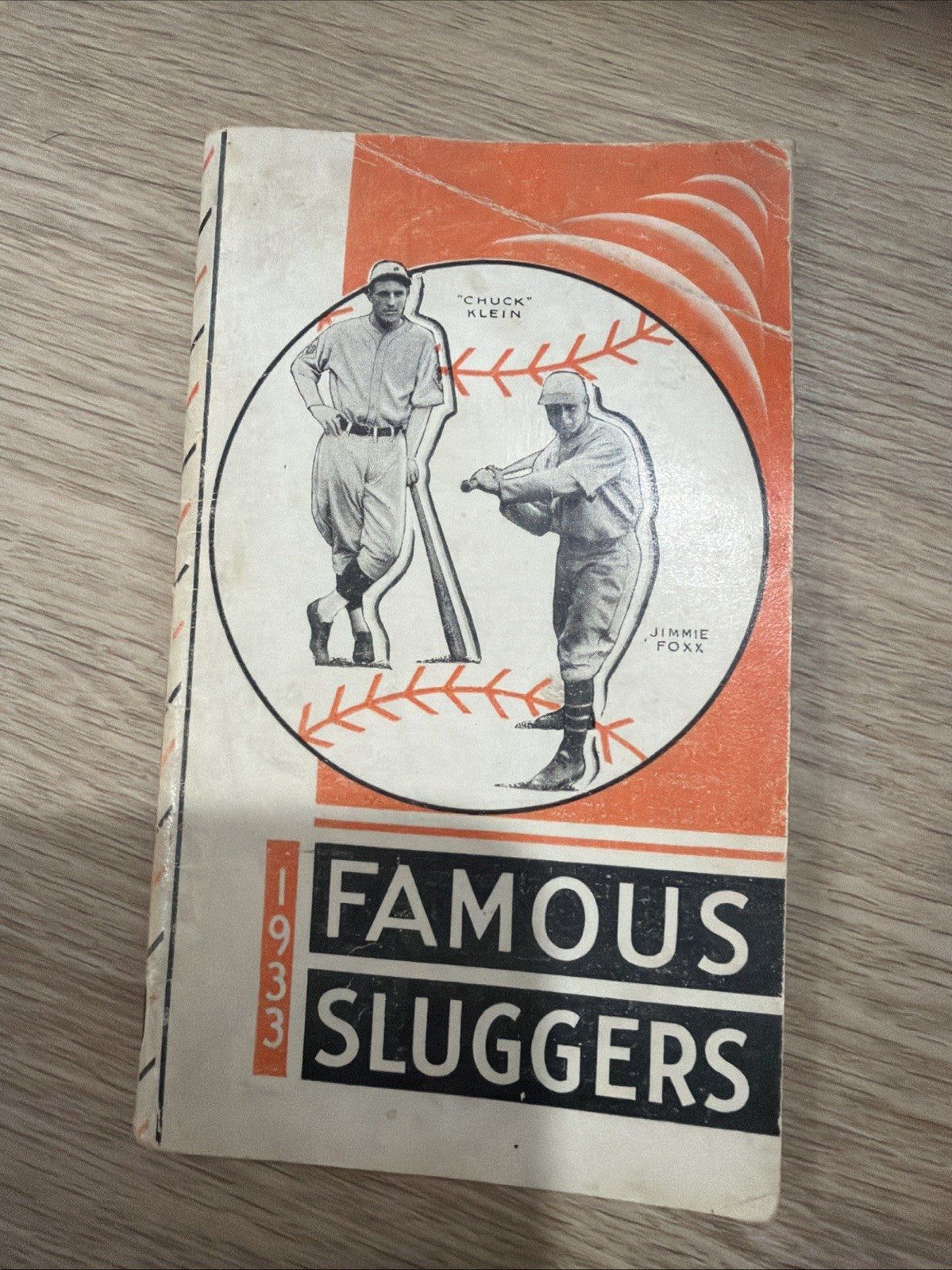 1933 Famous Sluggers Yearbook H&B Louisville Slugger Babe Ruth Baseball Card Sz0