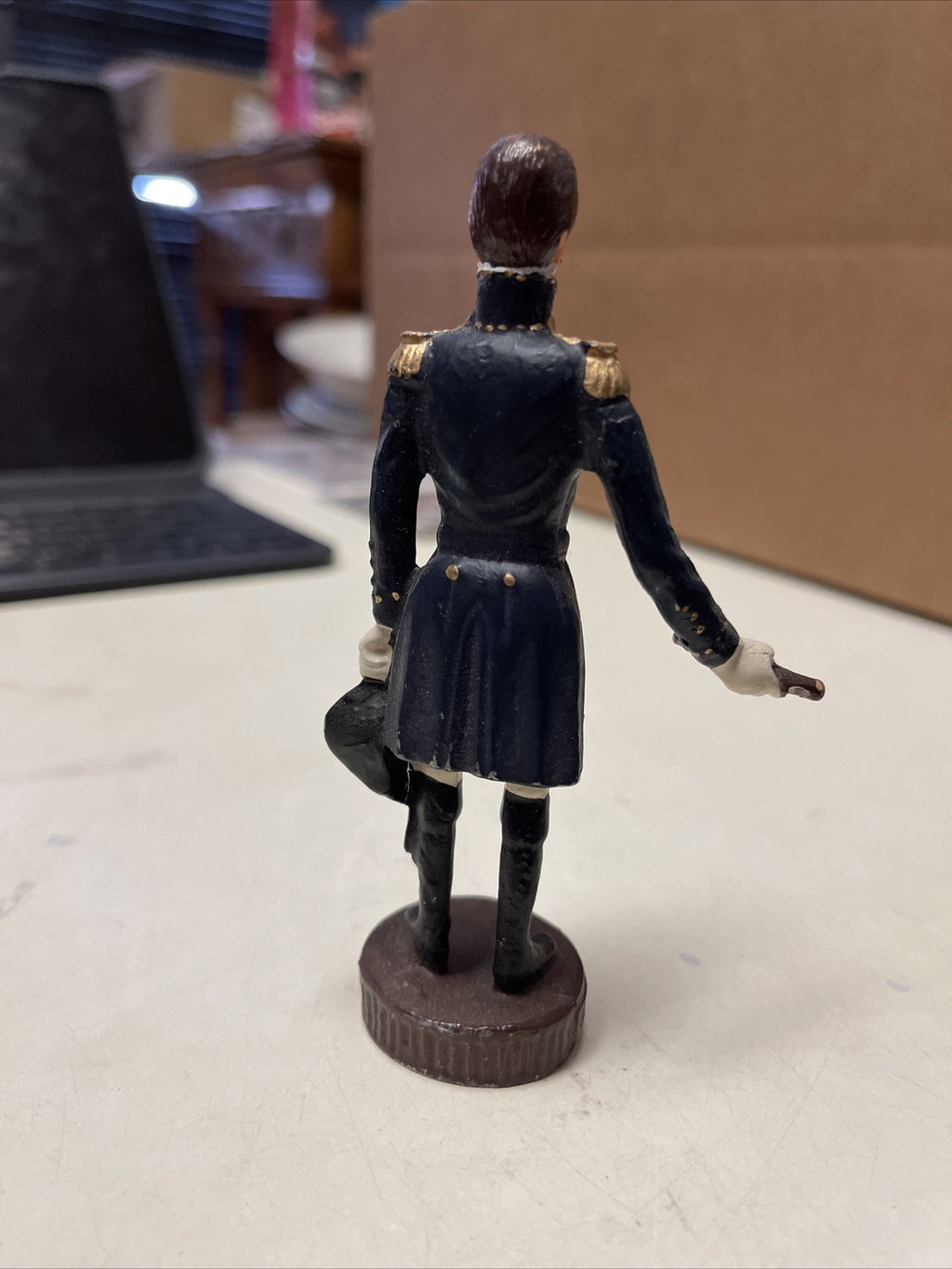 GENERAL Andrew Jackson US HERO WAR 1812 Painted Metal Figure 4.5” Medal2