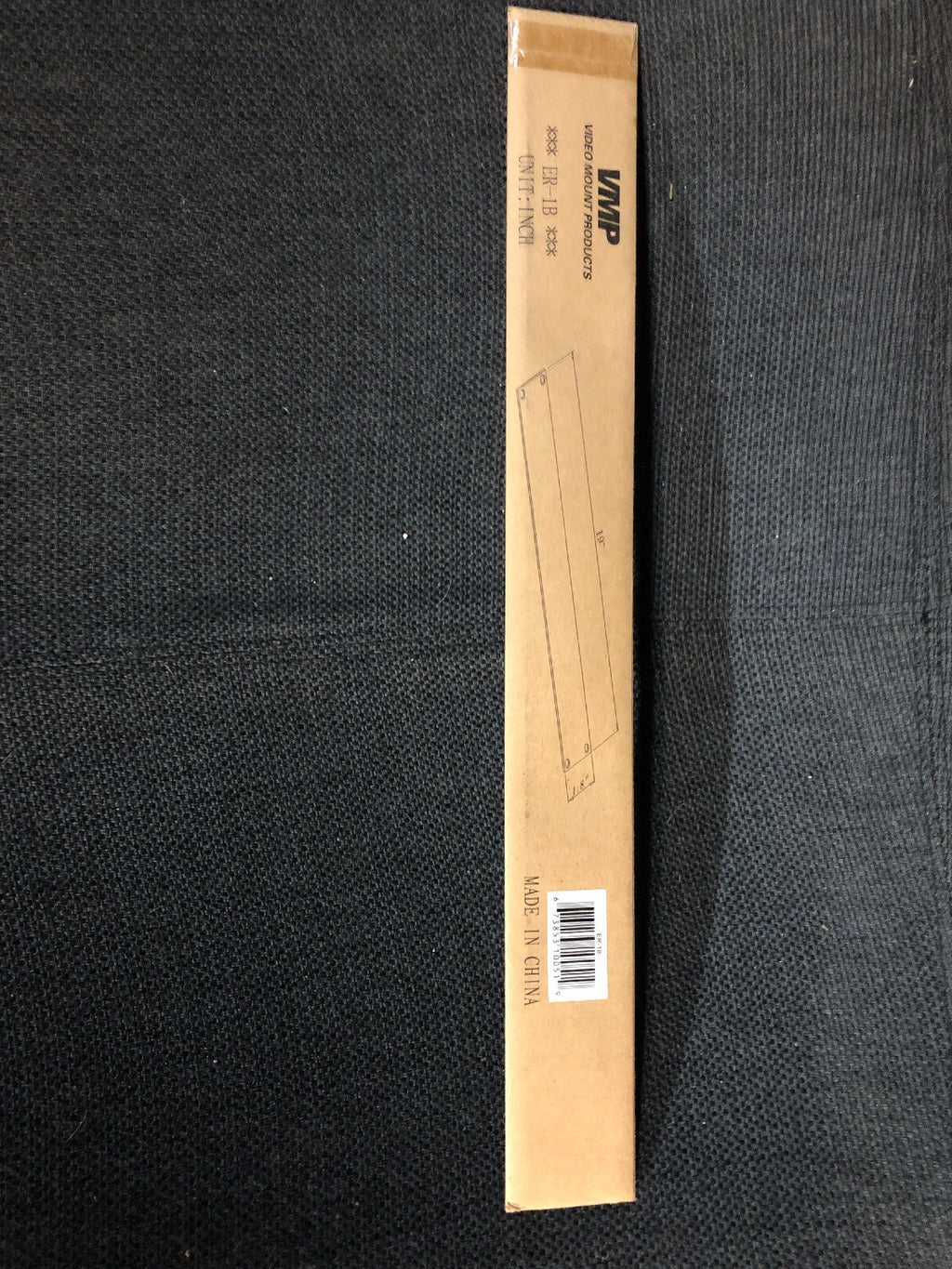 VIDEO MOUNT PRODUCTS Blank Panel,For 1 Rack Unit,Black, ER1B New0