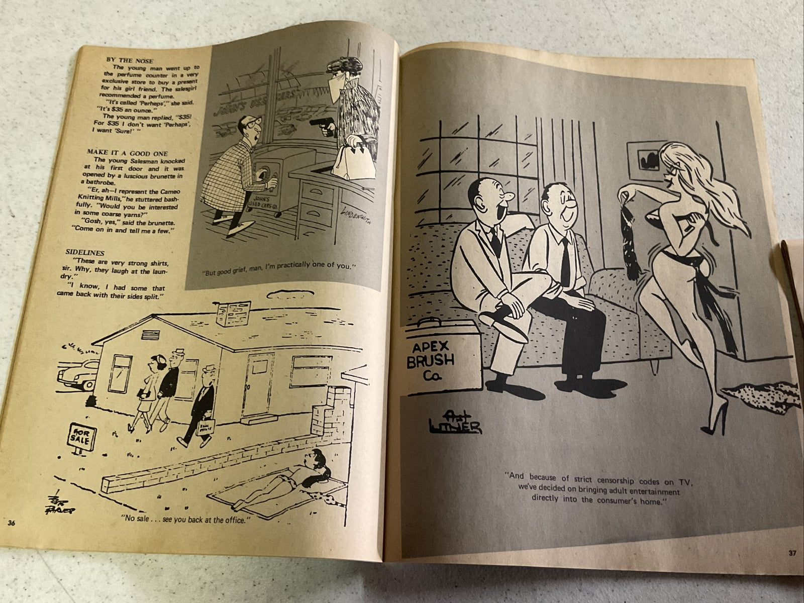 Vintage Curtis Cartoon Laughs  -  Adult Cartoon Humour Magazine Lot Of 29