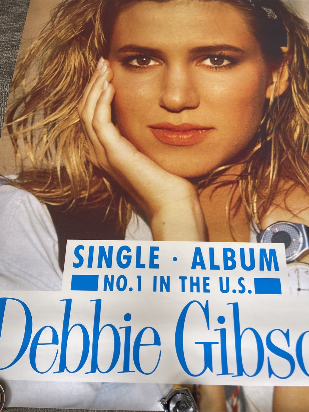 #148 1989 debbie gibson Subway Record promo poster 40” X 60" Electric Youth3