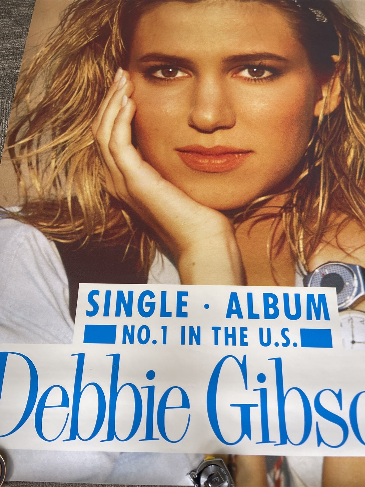 #148 1989 debbie gibson Subway Record promo poster 40” X 60" Electric Youth3
