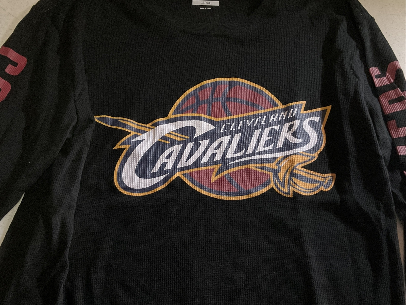 Cleveland Cavaliers NEW NBA Basketball Long Sleeve Thermal Shirt Mens L1