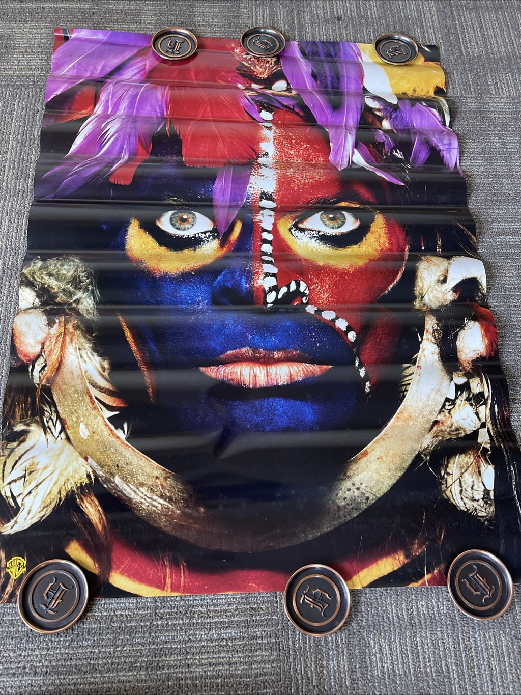 #82 original 1986 David Lee Roth Promo Poster Rock Van Halen 37x26.56