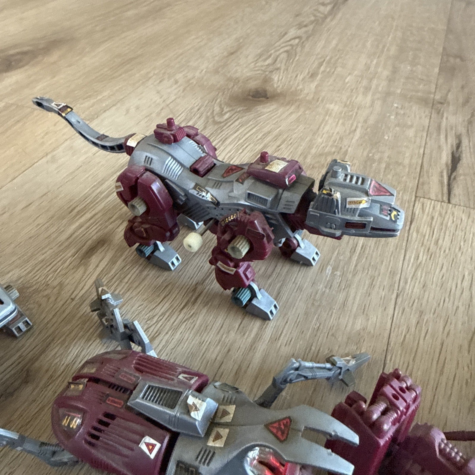 Vintage Tomy Robo Strux Zoids Lot - Gordox Krark Mammoth & Spares 1980s2