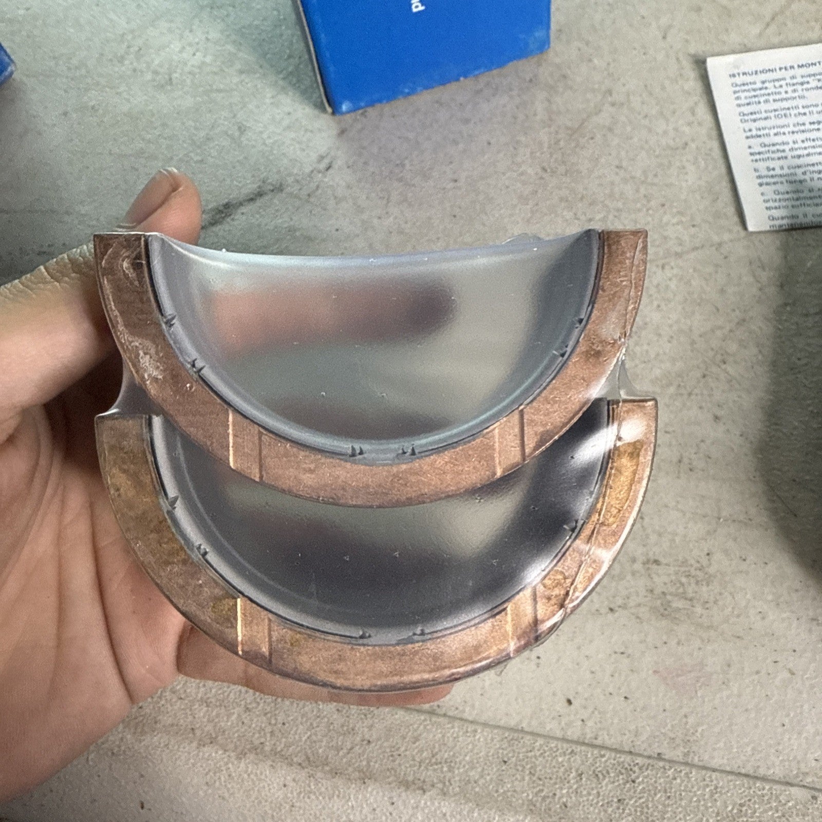 NOS Manley Performance Main Bearing Set, part number 33412-.020.4