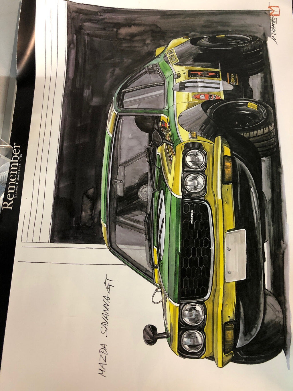 “Remember” Calendar 2004 Masai Okamoto from Japan Cars Savanna GT, Celica 2000GT1