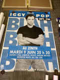#143 1986 Iggy Pop Blah Blah Blah Record Subway Promo Poster 40x60”0