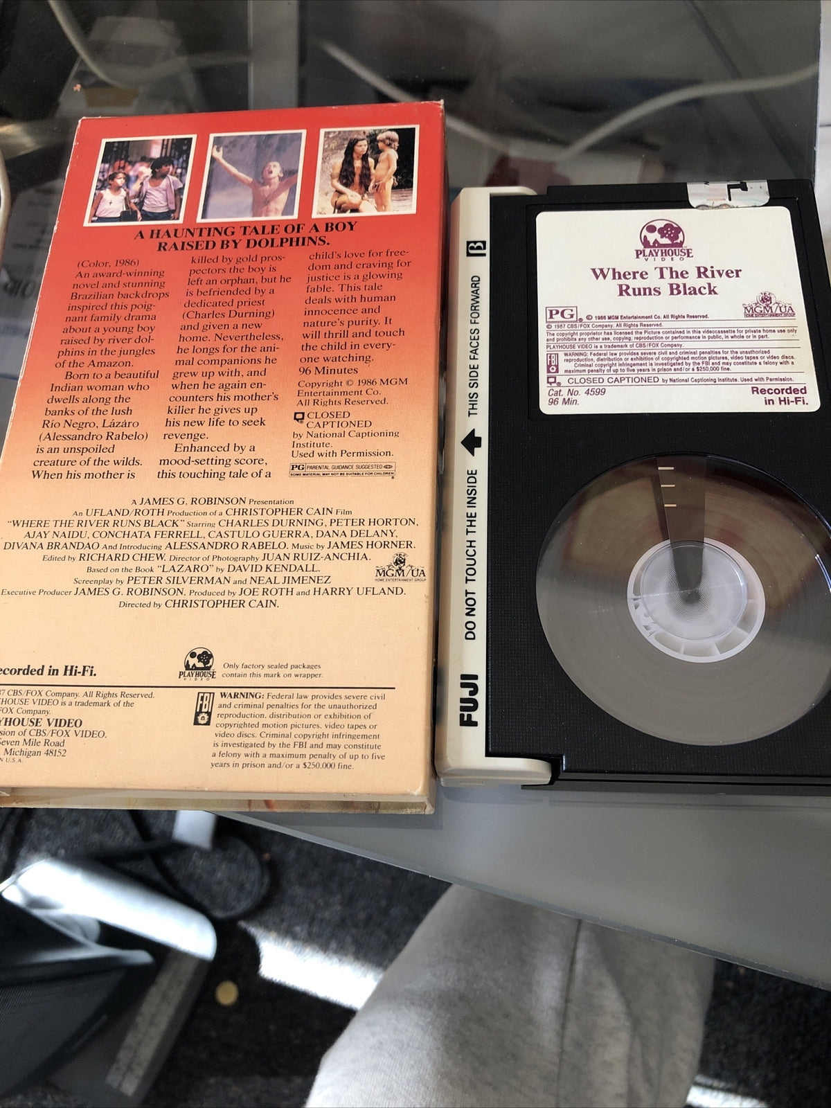 Where the River Runs Black Beta Tape Not VHS Playhouse Video1