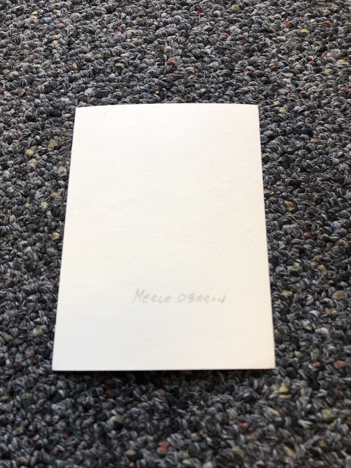 RARE Original Photo Of MERLE OBERON Candid Shot 4”x2.5”6