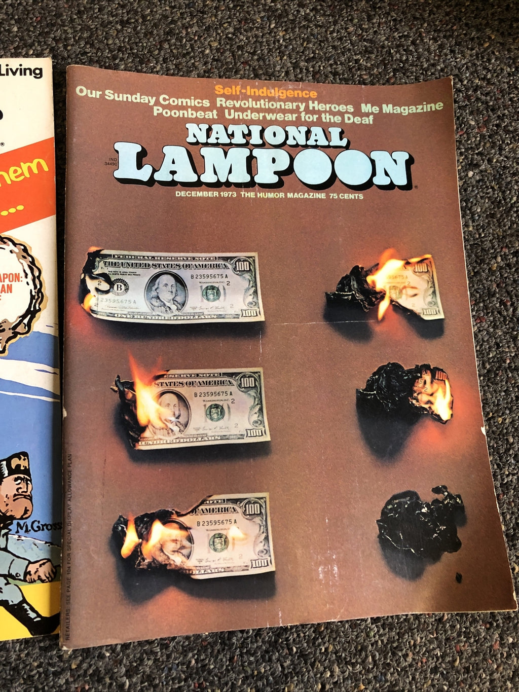 Lot Of 3 National Lampoon Magazines 1973- April, September & December3