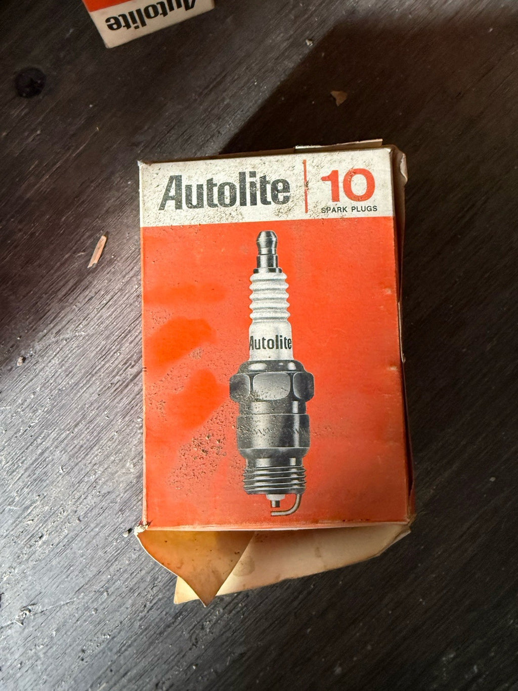 NOS Vintage Autolite 76 Spark Plugs Box of 10 Replaces Champion J-14Y AC 45S1