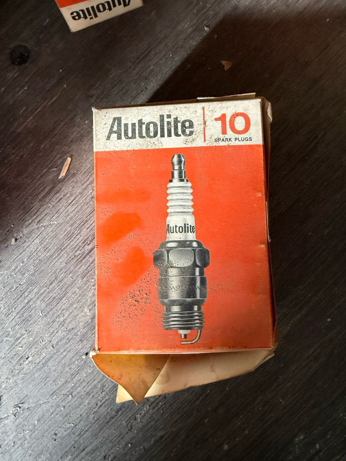 NOS Vintage Autolite 76 Spark Plugs Box of 10 Replaces Champion J-14Y AC 45S1