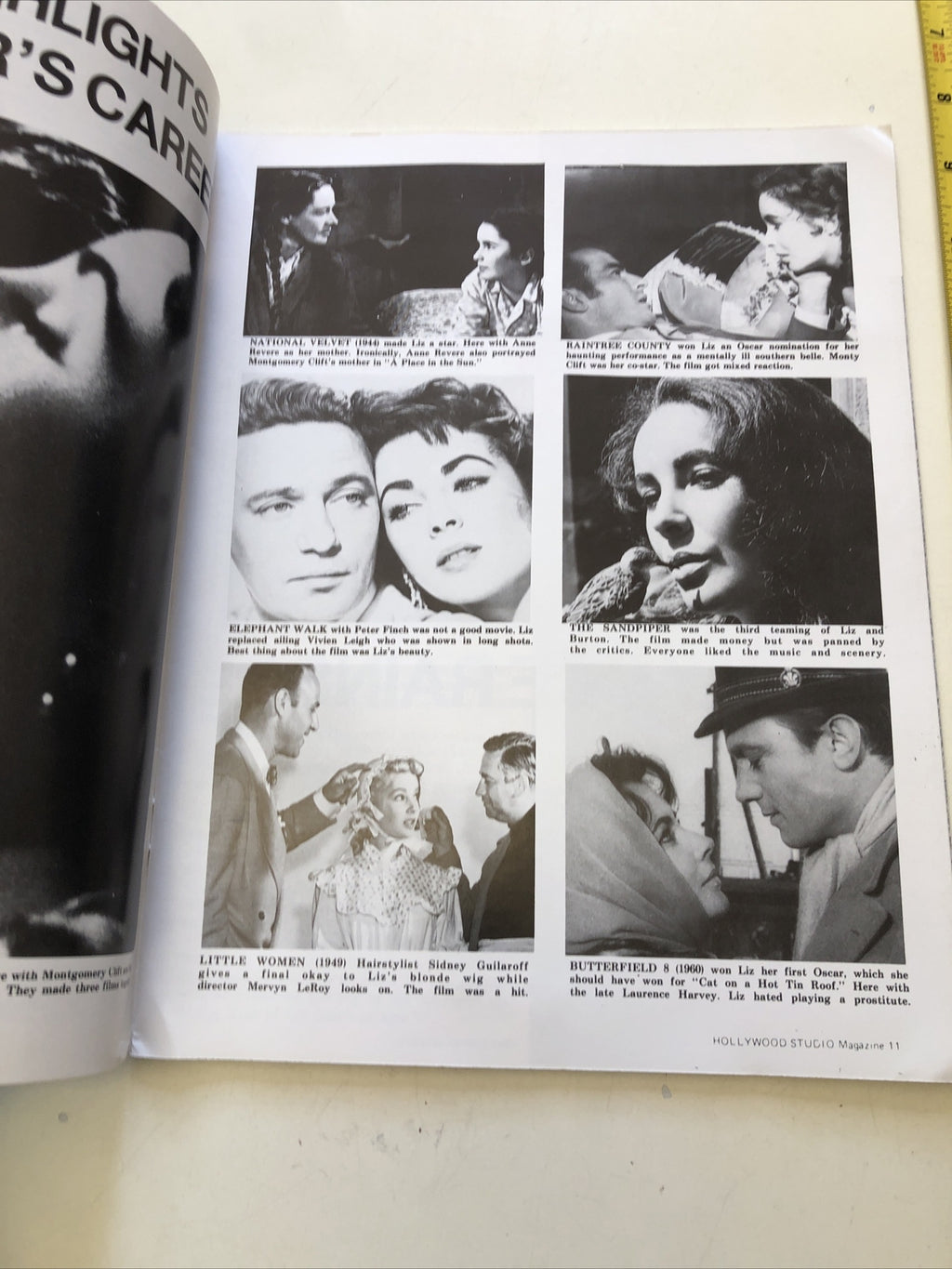 Hollywood Studio Magazine Vol.16 No.9 Liz Taylor1
