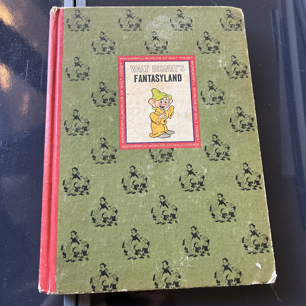 Walt Disney's Wonderful World Of Walt Disney Fantasyland Book 1965 Golden Press0