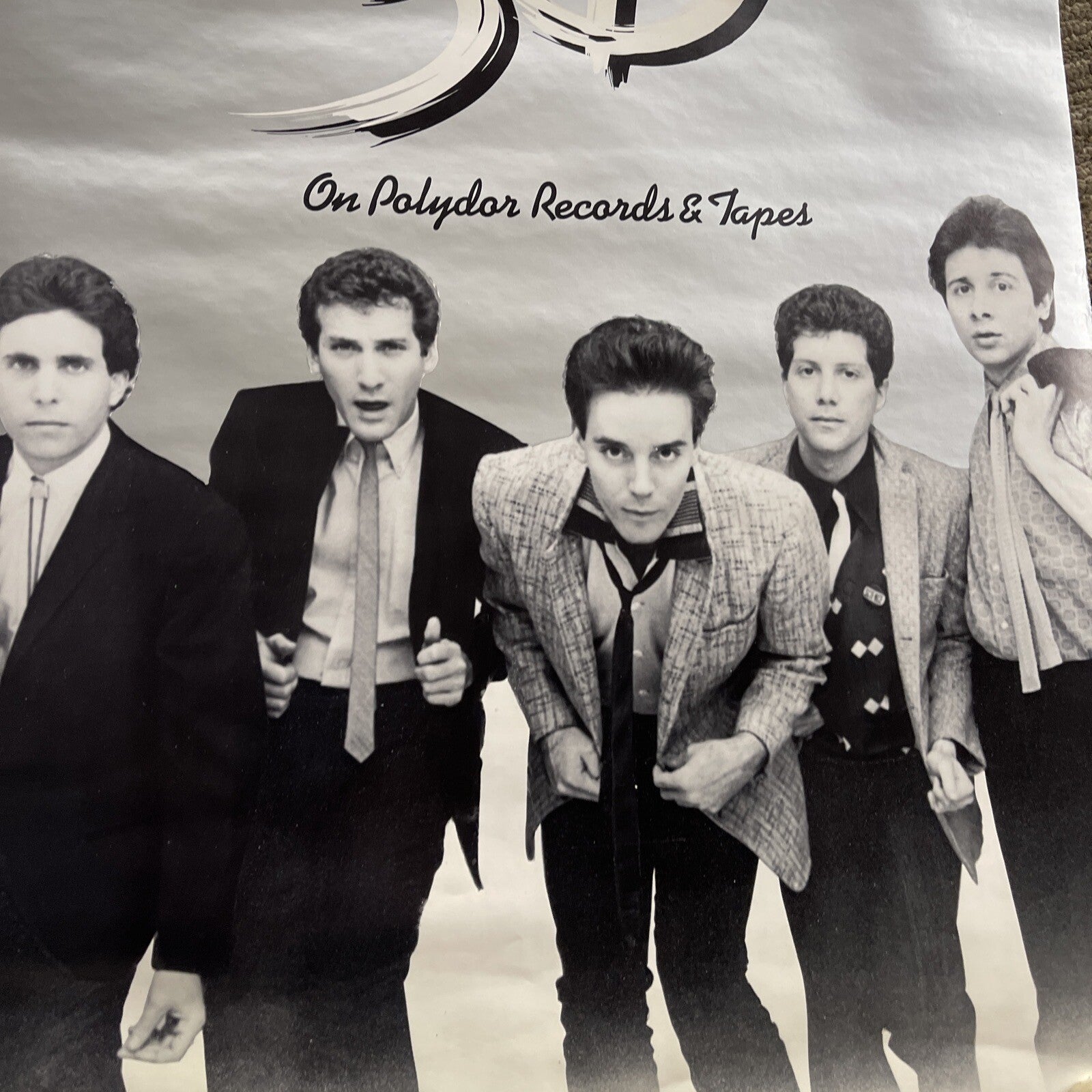 #174 1980 3-D Record Store Promo Poster 22” X 17” New Wave Polydor4