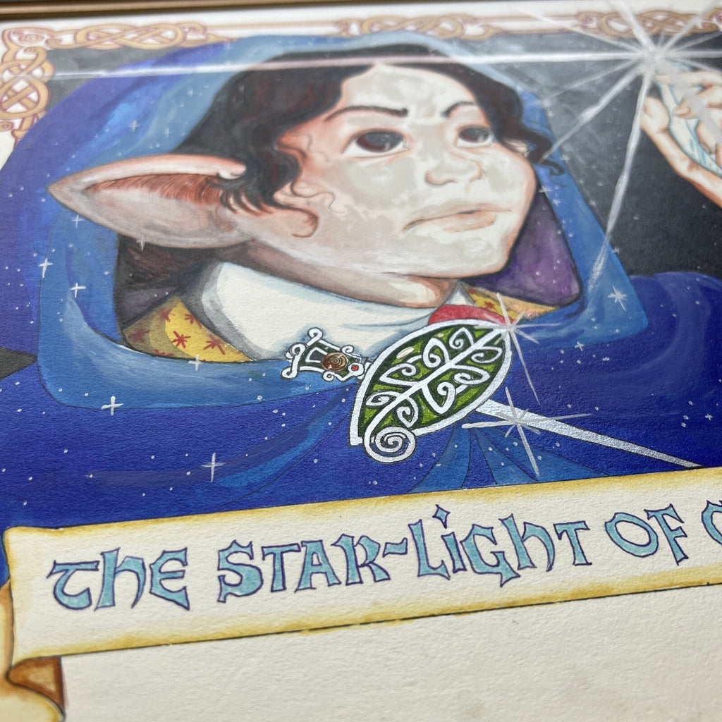 The Star-Light of Galadriel Illustration, Lord Of The Rings Artwork3