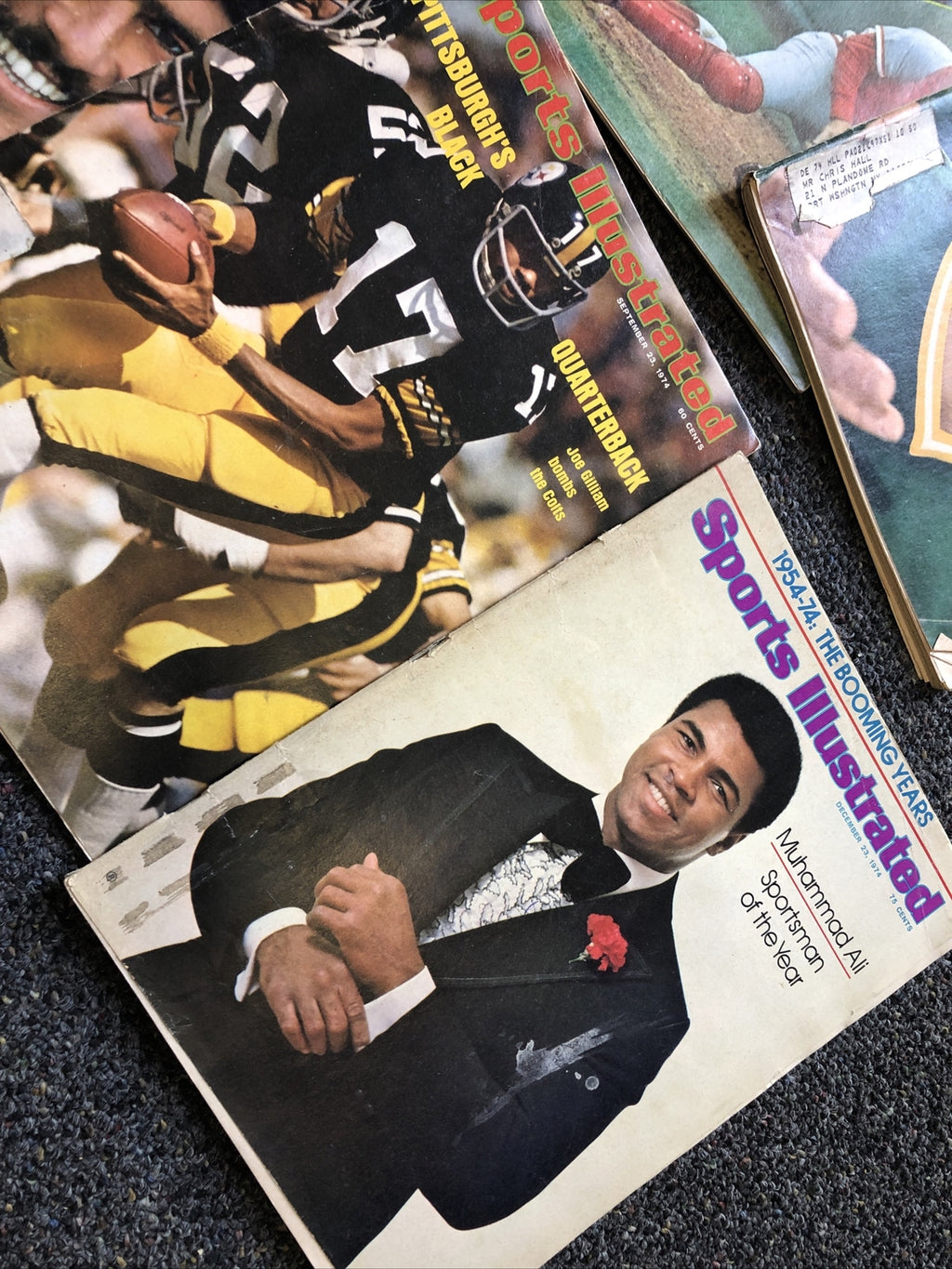 Vintage Lot Of 13 Sports Illustrated Magazines 1970’s Baseball Boxing5