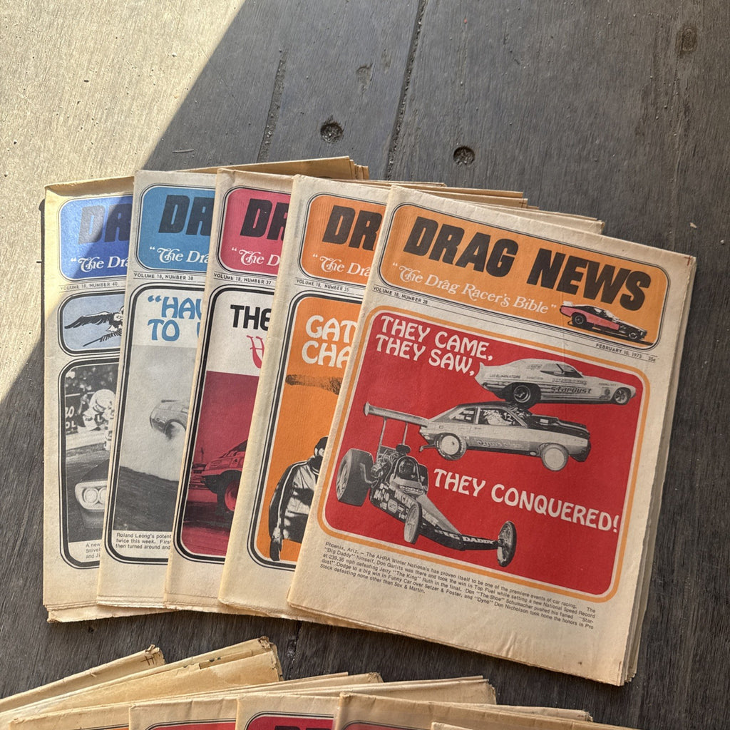 Vintage Drag News Magazine 1973 Volume 18-19 Drag Racing NHRA Don Garlits Lot1