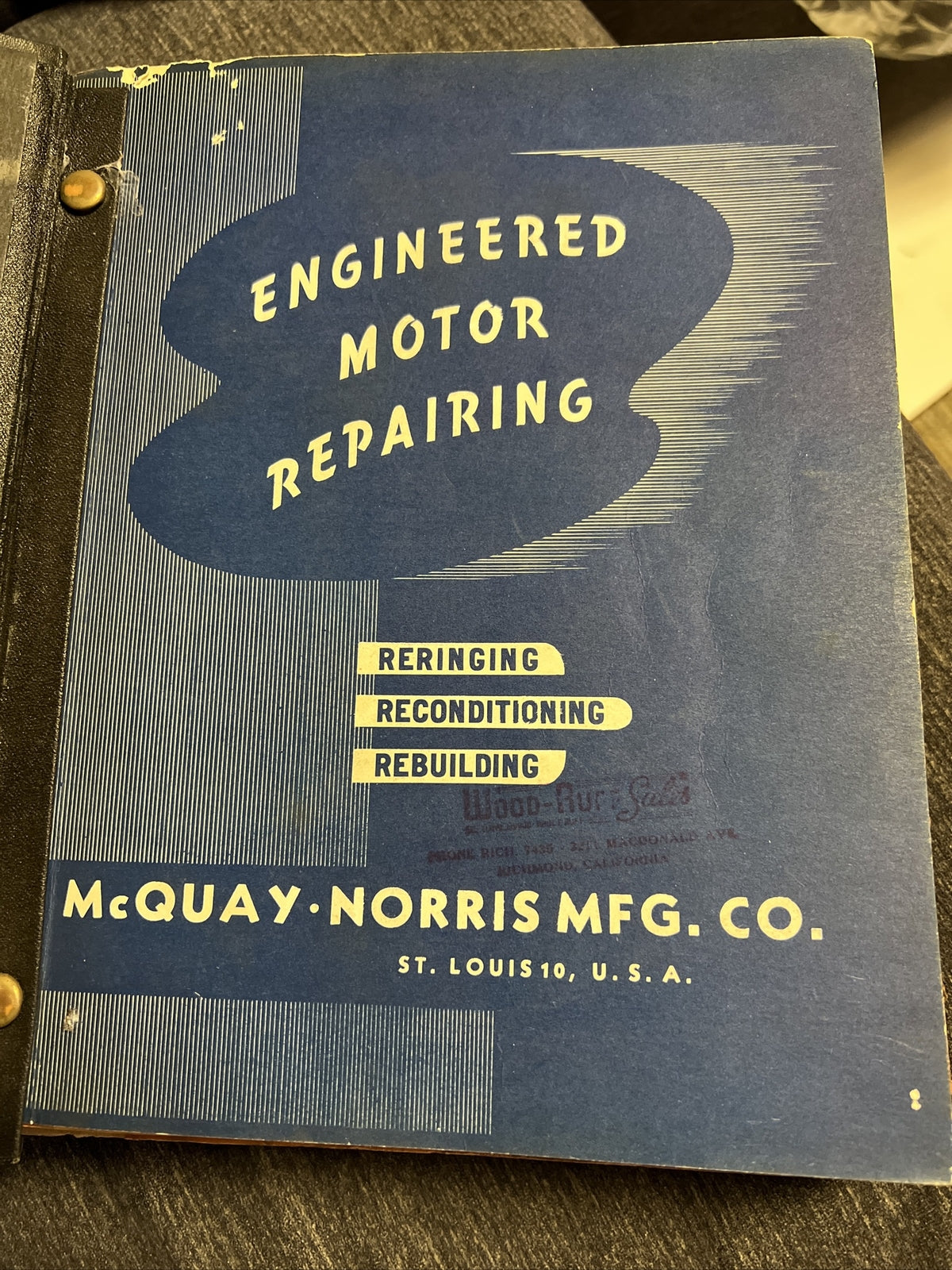 King Master Catslog Engineered Motor Repairing 1940’s Engineer Catalog Vintage2