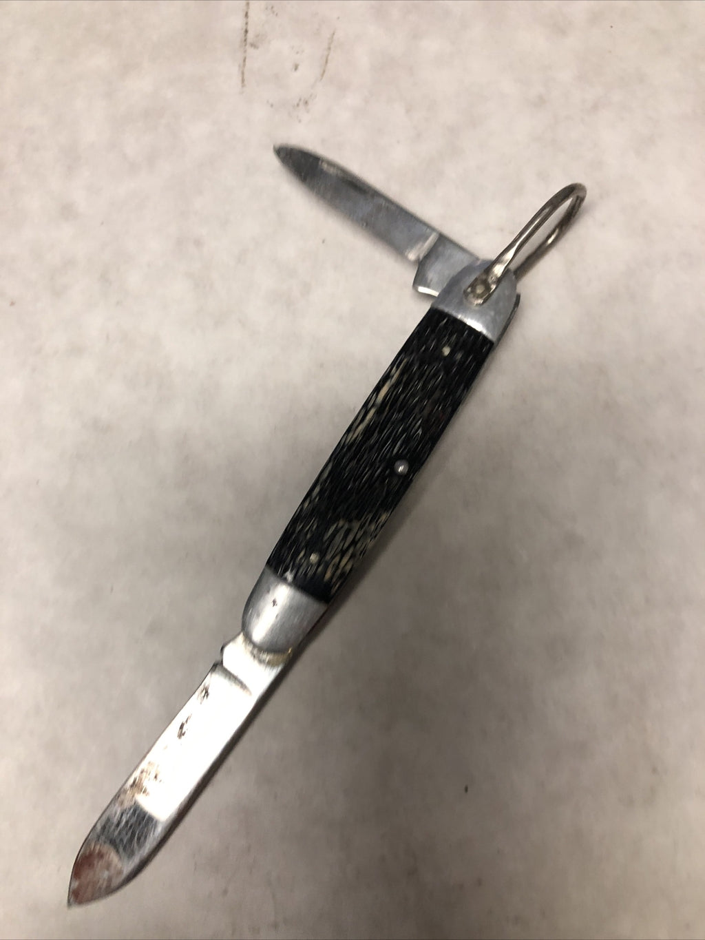 Vintage Girl Scout GS Folding Pocket Knife 2 Blades5