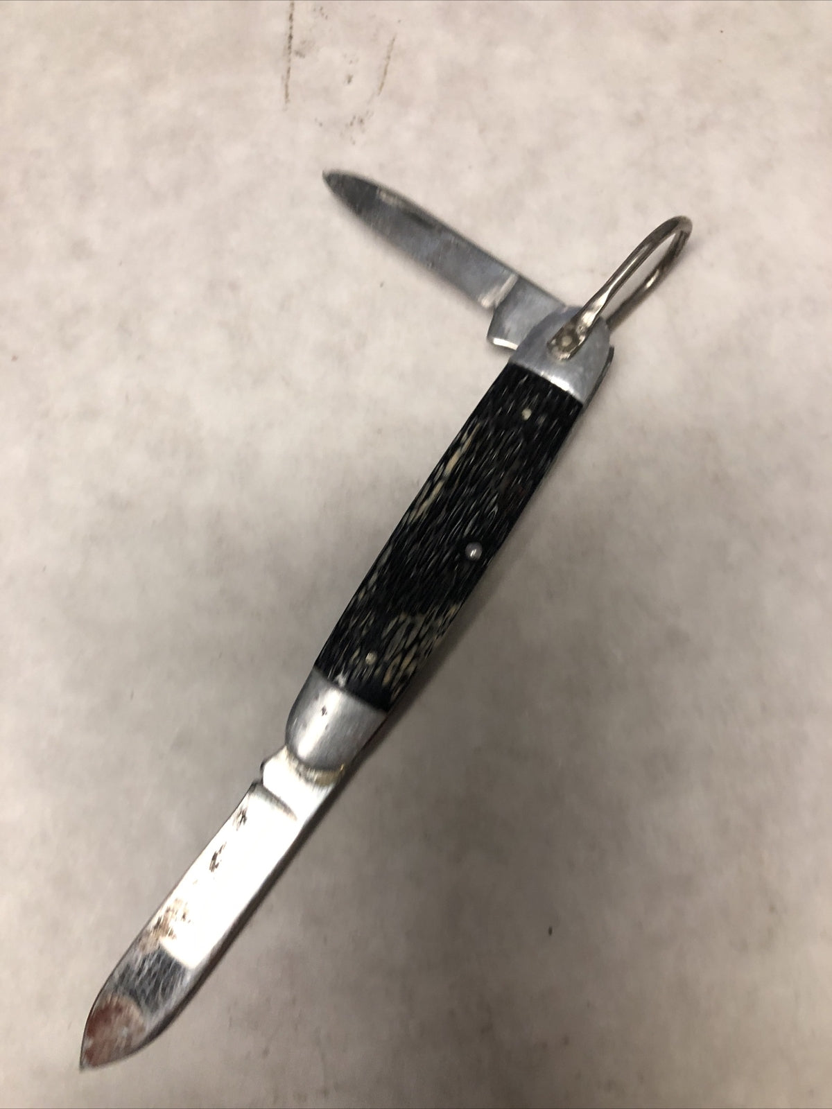 Vintage Girl Scout GS Folding Pocket Knife 2 Blades5
