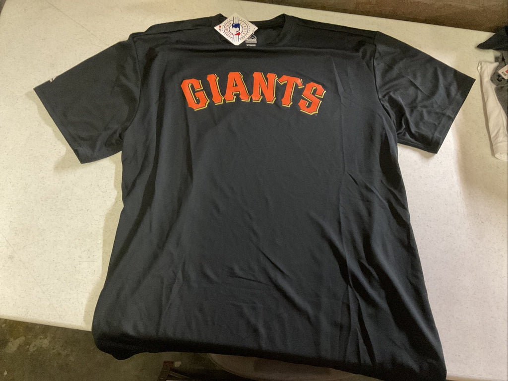 San Francisco Giants Majestic Youth T-Shirt MLB Cool Base 100% Polyester 0