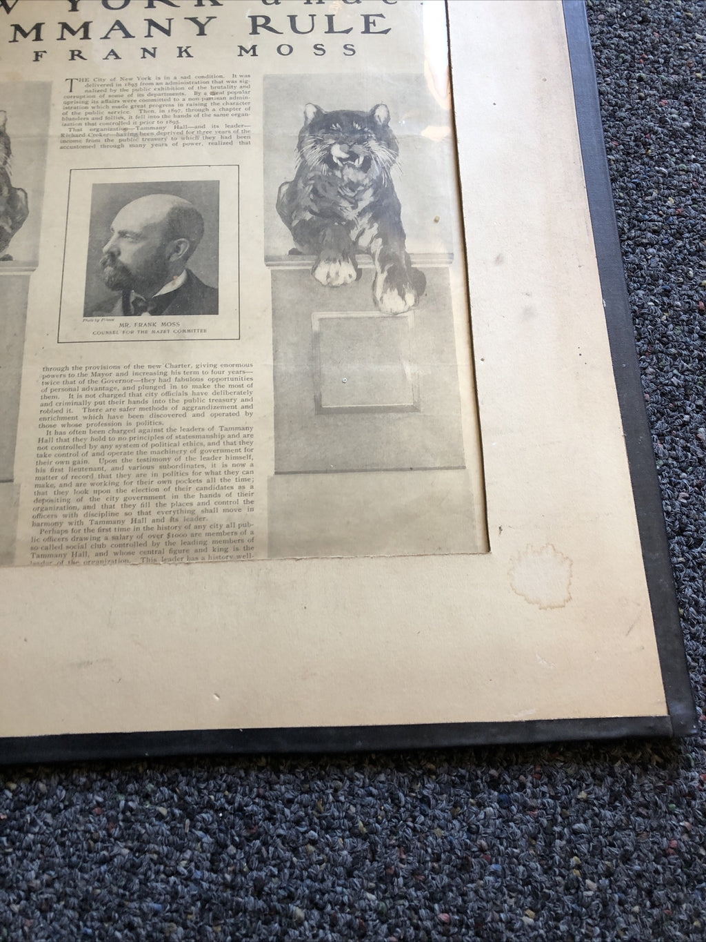 THE SATURDAY EVENING POST MAGAZINE SEP. 9, 1899 FRAMED FRONT COVER ILLUSTRATED5