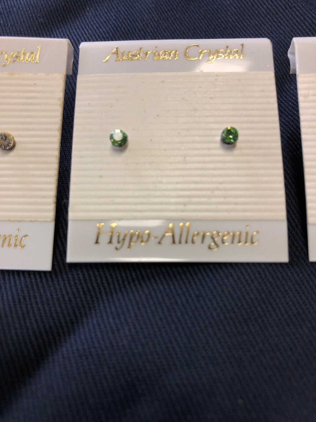 Round Circle Stud Earrings 5mm Light Crystal Made with Swarovski Hypoallergenic2