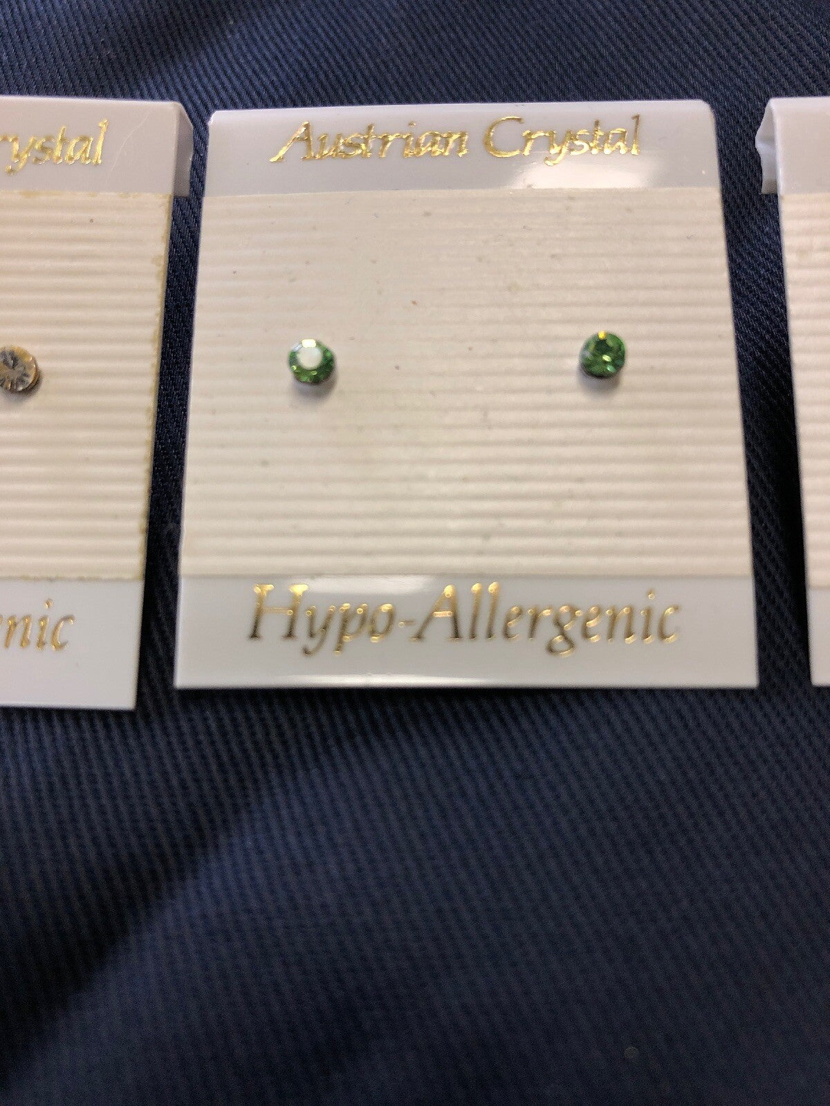 Round Circle Stud Earrings 5mm Light Crystal Made with Swarovski Hypoallergenic2