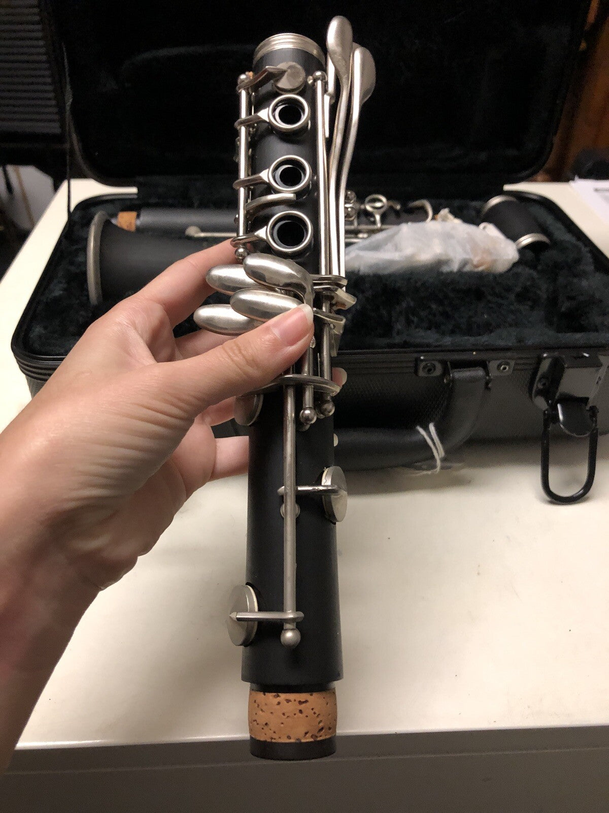 A25 STAGG  CLARINET 77-C With Case, Vintage Beginning Student Instrument4