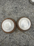 Vintage Pair 1935 Ford V8 Hubcap 1936 Dog Dish Wheel Cover 1937 1938 19390