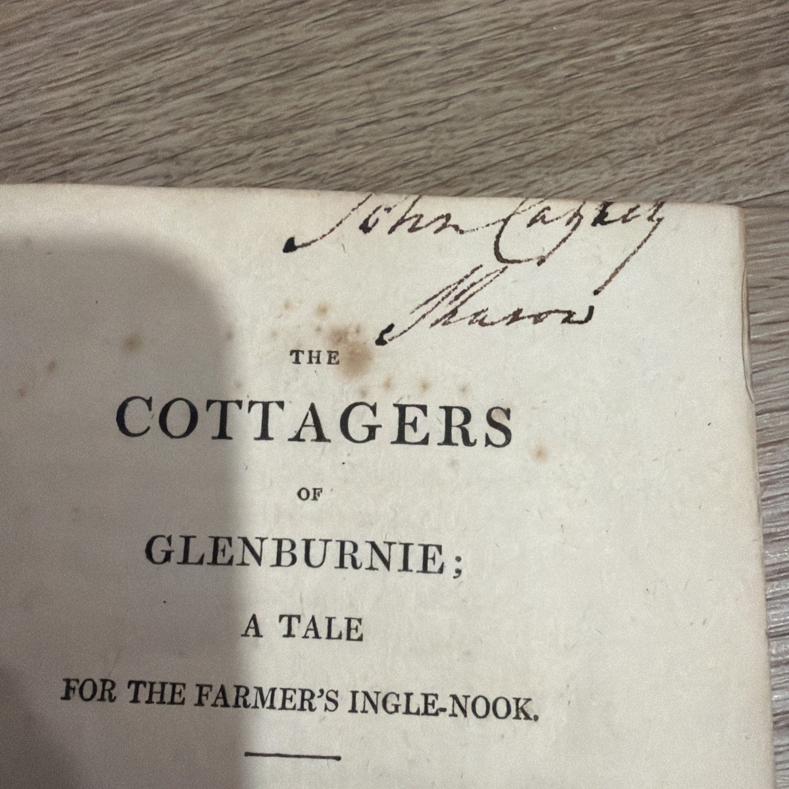 Antiquarian 1808 The Cottagers Of Glenburnie Elizabeth Hamilton 1st Edition5