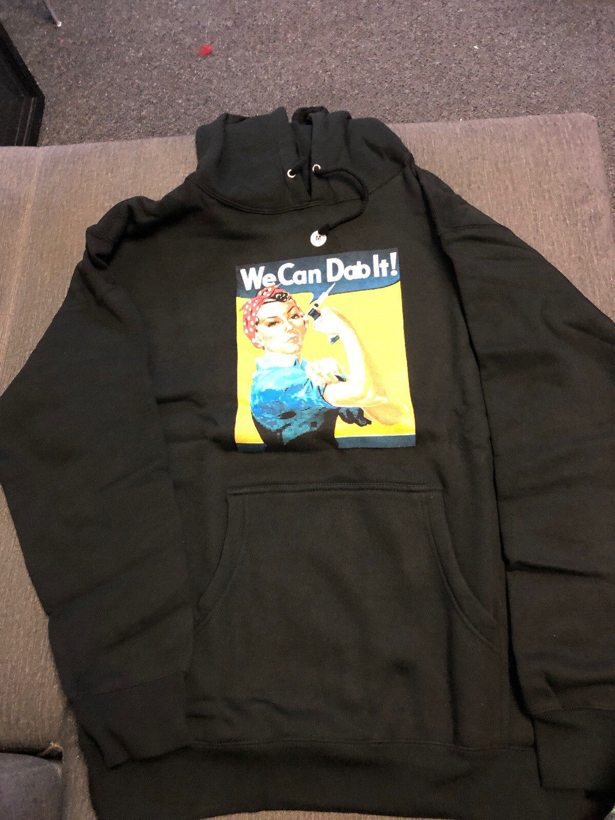 Legendary Status DabLab Loyal To The Oil Black Hoodie Rosie Riveter L0