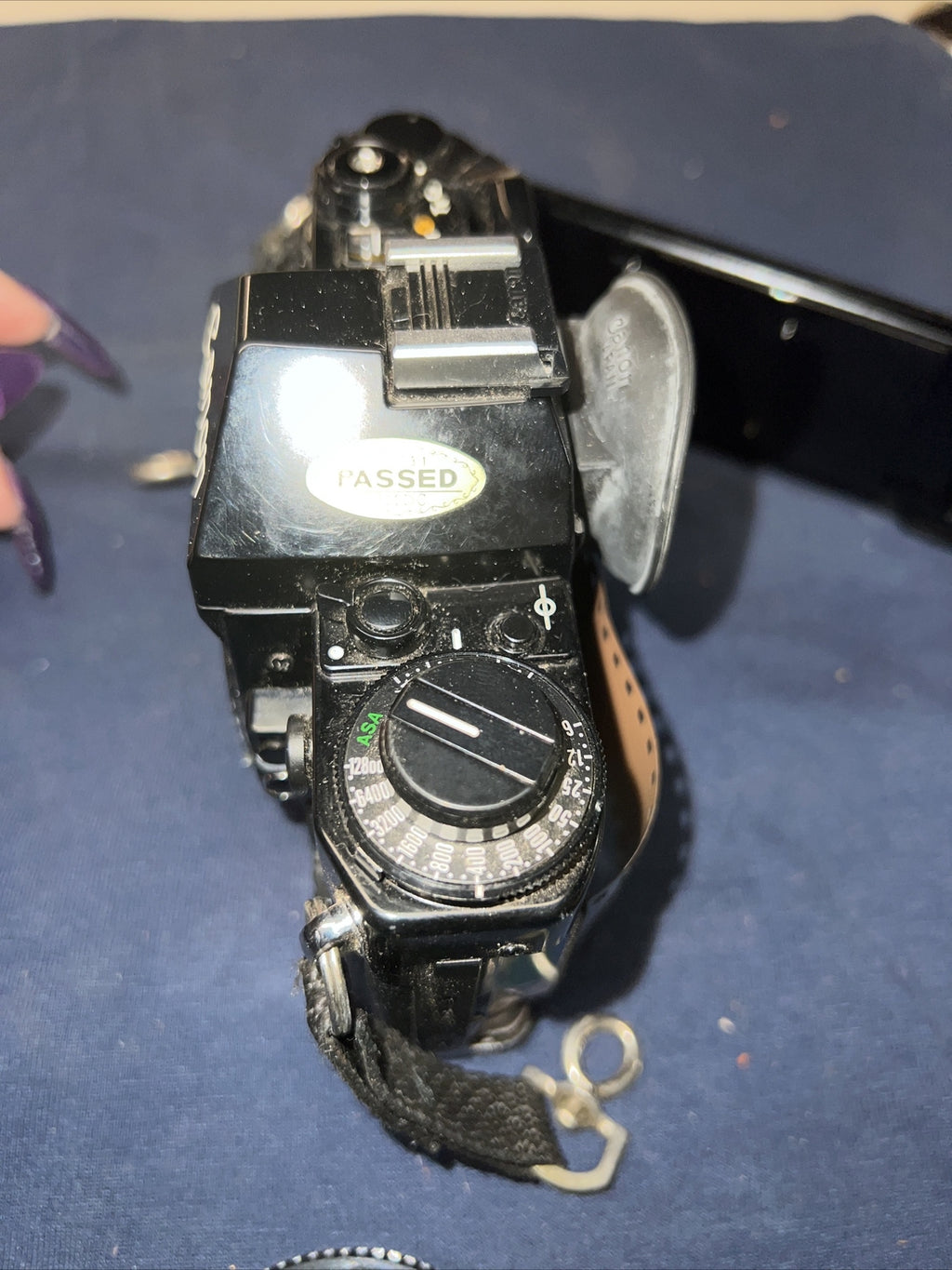 Vintage Canon A-1 A1 35mm SLR Film Camera Black MF Body From JAPAN2