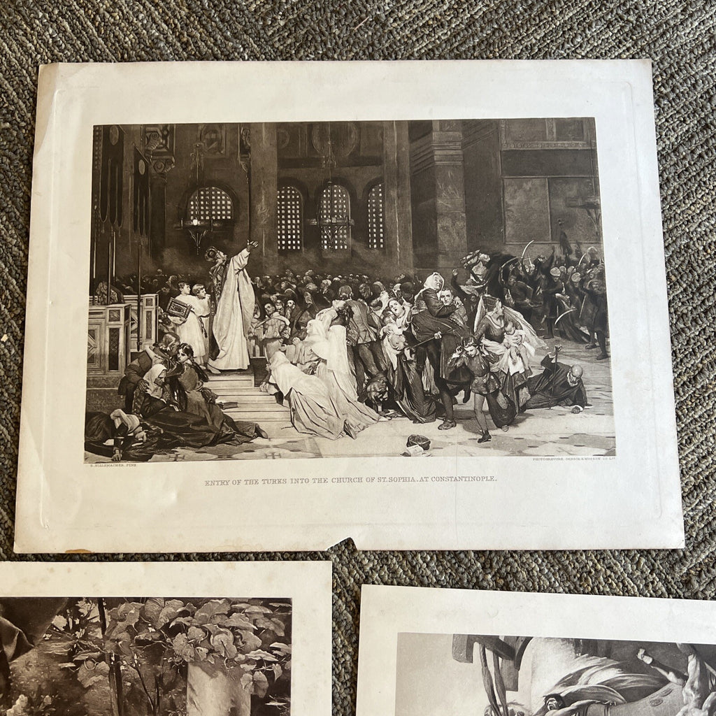 Antique Photogravure Gebbie&Husson Co Art Prints Lot of 33