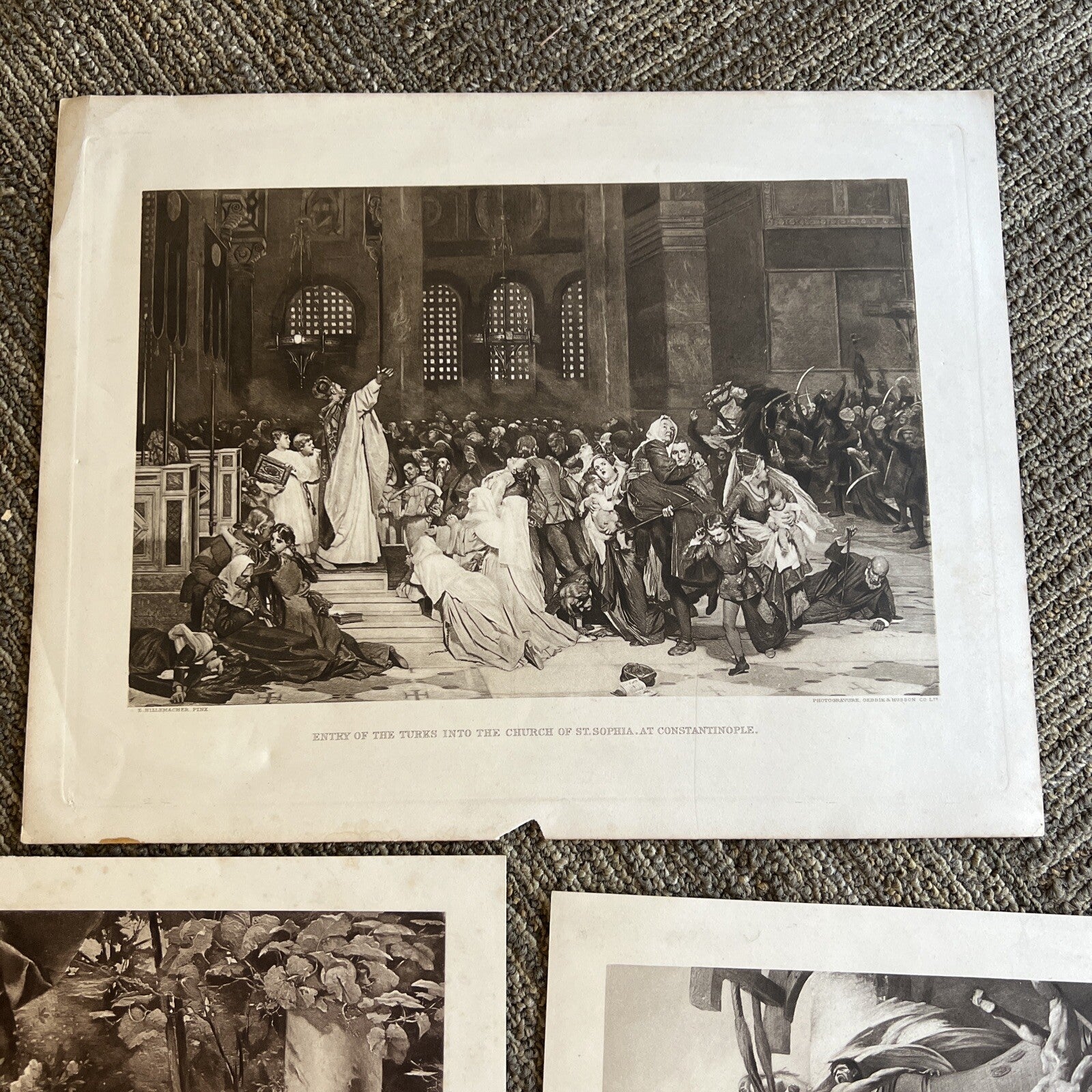 Antique Photogravure Gebbie&Husson Co Art Prints Lot of 33
