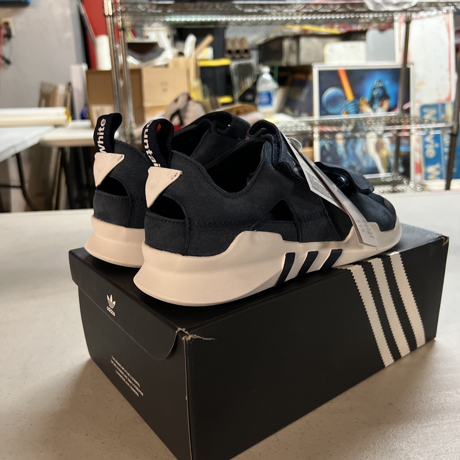 Men's Adidas X White Mountaineering ADV Sandal BB2741, Size US 6.53