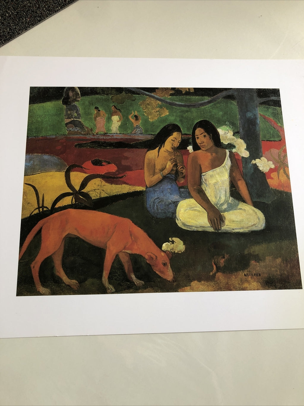 Paul Gaugin "Arearea (Red Dog)” Art Print 19.5”x15.5”6