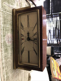Vintage 1957 SETH THOMAS Baxter Art Deco Roman Numeral Electric Desk Clock0