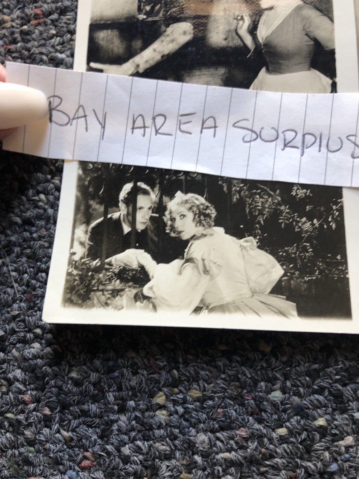 RARE ORIGINAL PHOTOS OF MARY PICKFORD ON THE SET "SECRETS"5