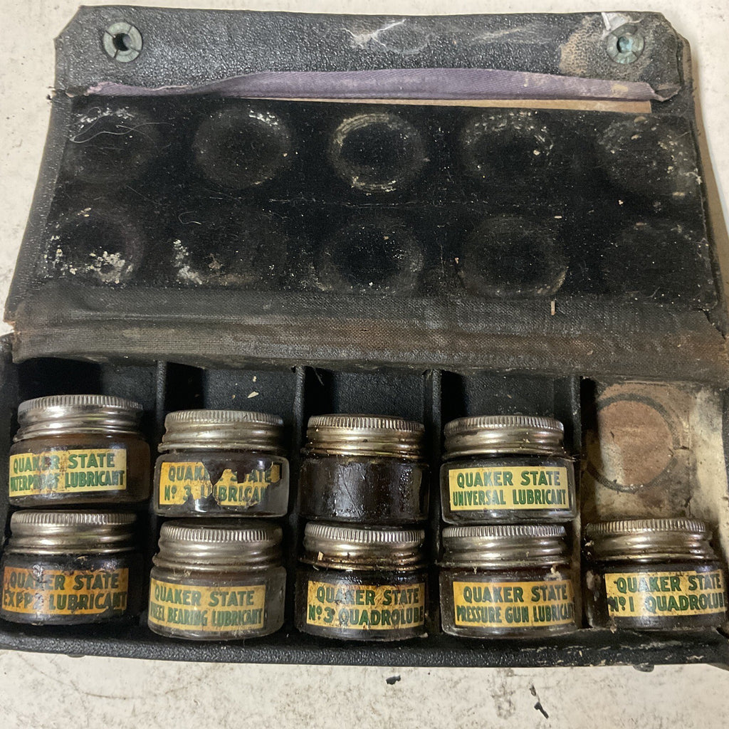 VINTAGE QUAKER STATE GREASES - QUAKER STATE GREASES SAMPLER PACK -1