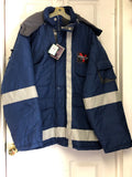 Conic Eco Tech Winter Coat Jacket XL Water resistant Arm Pocket Removable Hood0