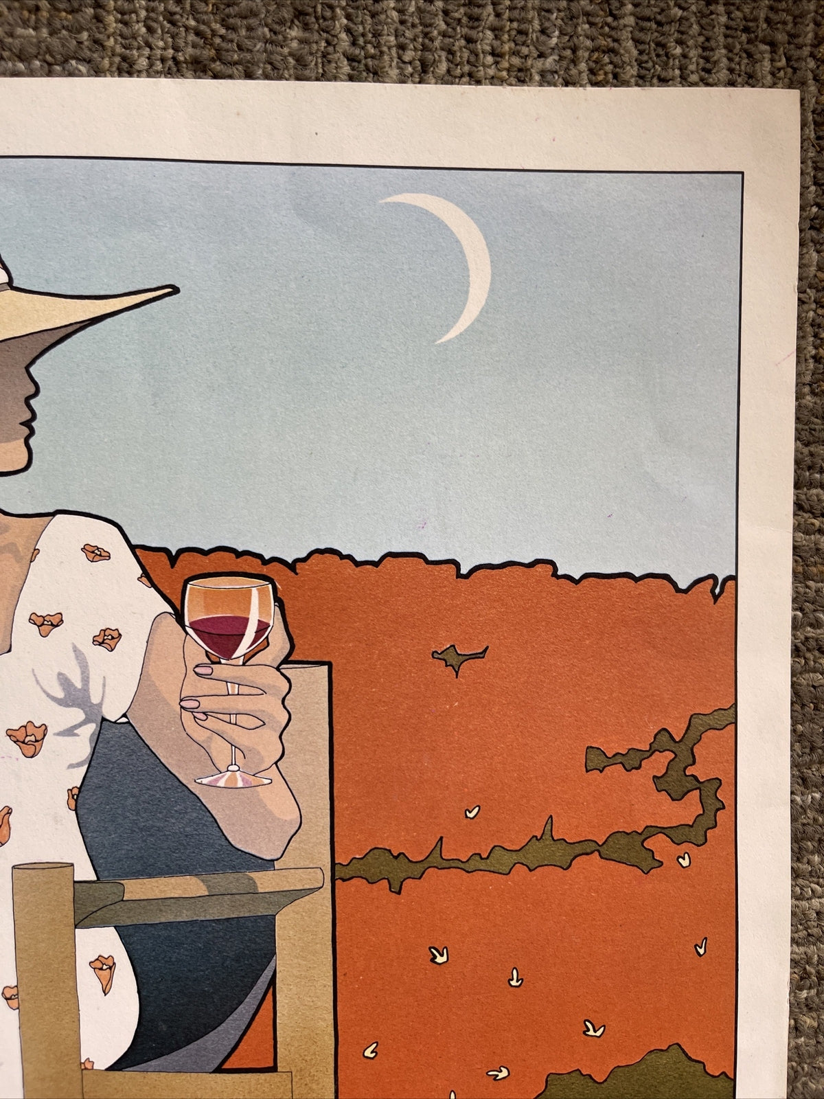 Vintage Design Concepts Menlo Park Tea Lautrec Lithograph Poster 1979 Gilbert5