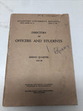 Stanford University Directory of Officers and Students Spring Quarter 1927-28 520