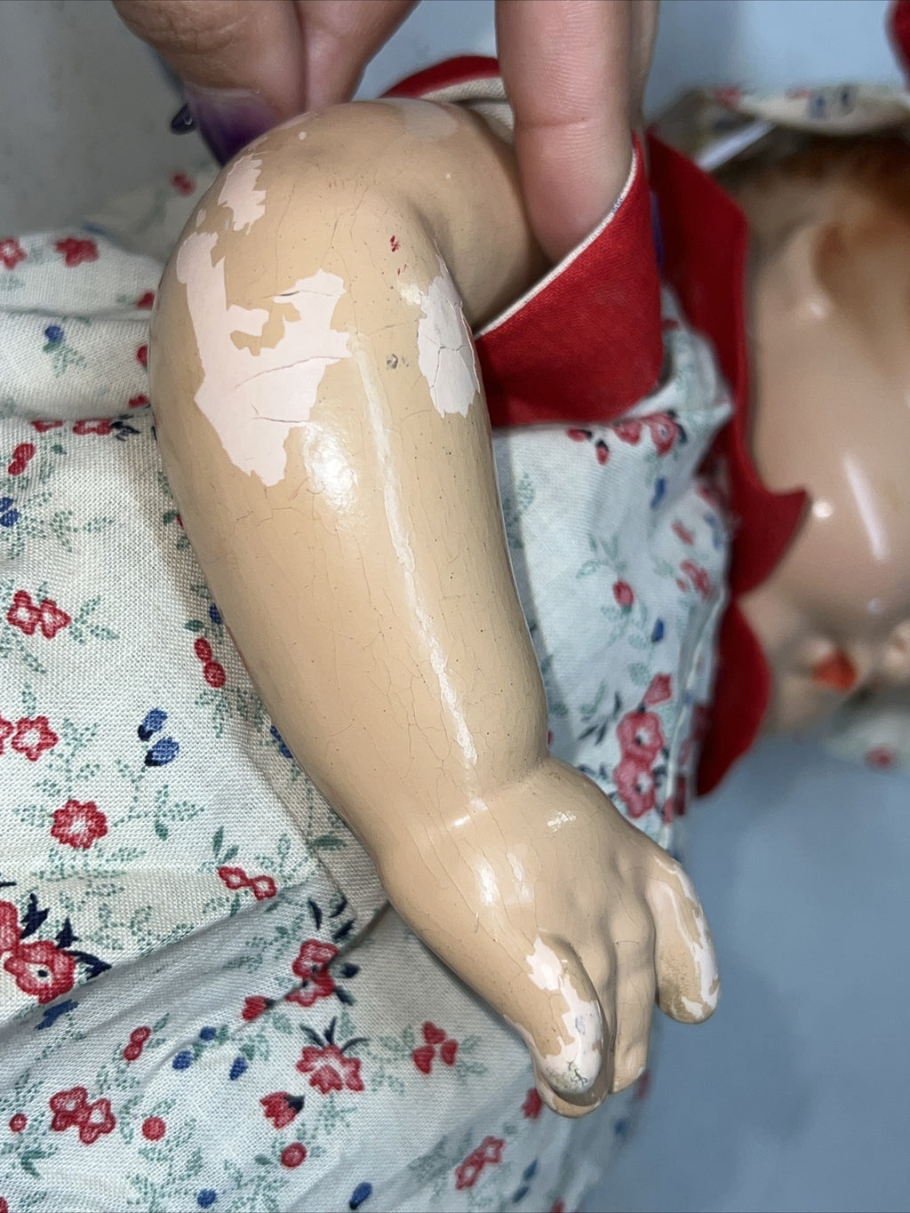 Effanbee Patsy Ann Composition 17.5” Doll 1930s Antique Vintage Dress Hat Outfit4
